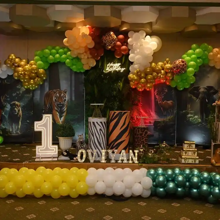 Jungle Safari Birthday Decor Package